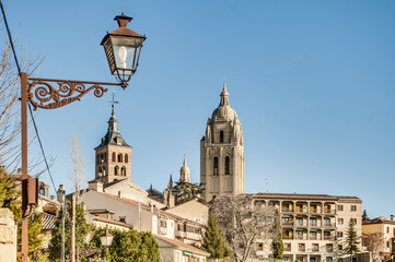 Segovia Cathedral at Castile and Leon, Spain