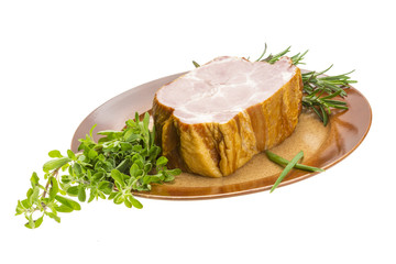 Bacon with vegetables