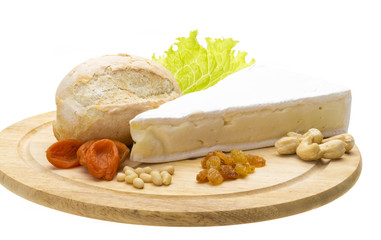 piece of Brie cheese
