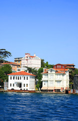 Obraz premium Istanbul city, the view from water, Turkey