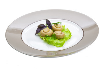 Ripe fresh Champignon