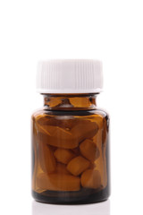 Bottle full of tablets