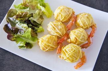 Beignes de crevettes