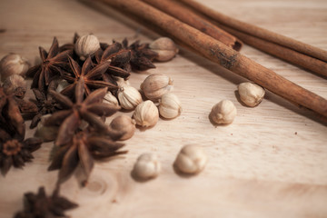 Cinnamon, Cardamon, Star Anise