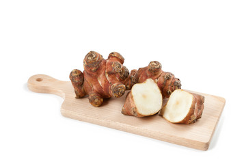 topinambur su tagliere