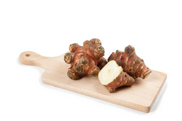 topinambur su tagliere