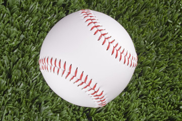 Baseball ball top view