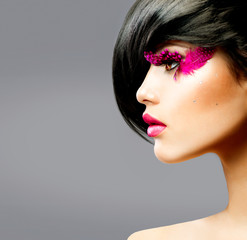 Fashion Brunette Model Portrait