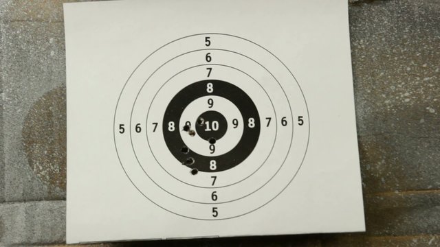 rifle range, target detail