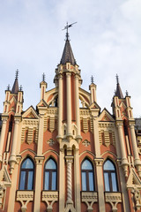 Obraz premium Beautiful house in the center of Kyiv, Ukraine