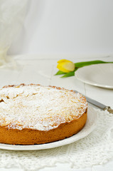 grandma's cake with cream
