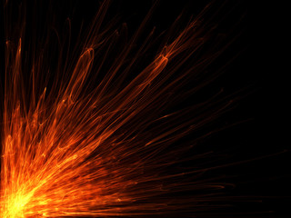 Abstract fire background