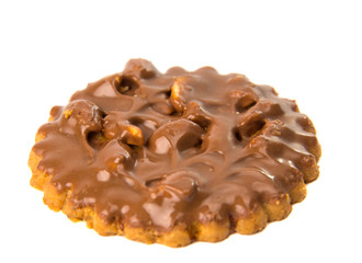 cookies with chocolate and nuts