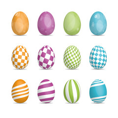 12 bunte Ostereier