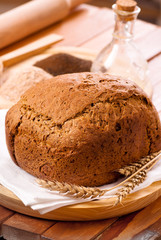 Dark rye bread