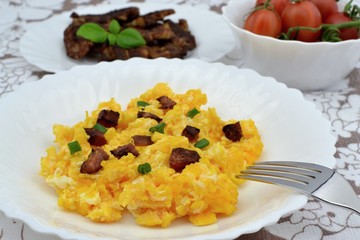 scrambled eggs