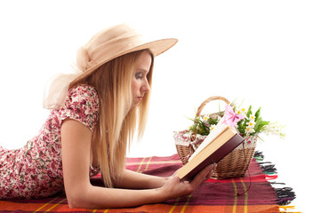 ragazza a primavera
