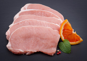 Frisches Schweinesteak