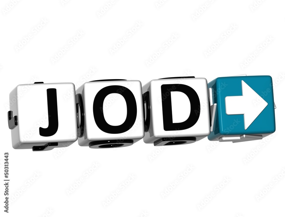 Poster 3d jordanian dinar currency jod button click here block text