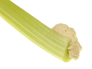 Celery with Houmous