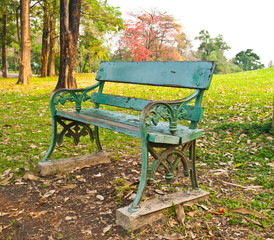 chair in the park