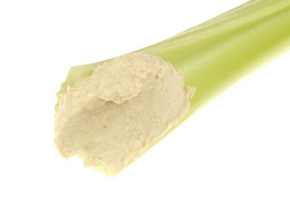 Celery with Houmous