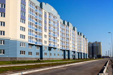 Fototapeta na wymiar New standard city building. Russia. Saint Petersburg..