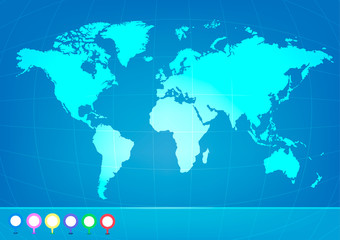 Globe with signals application