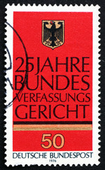 Postage stamp Germany 1976 German Eagle