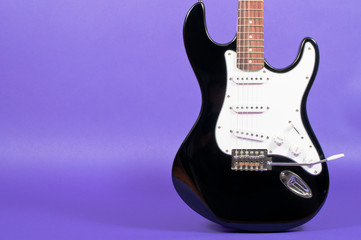 Electric guitar detail