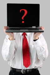 Laptop mit Fragezeichen © ArTo