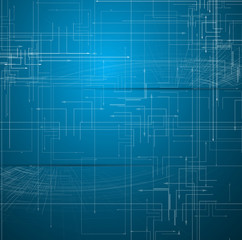 high-tech infinity computer technology concept business backgrou