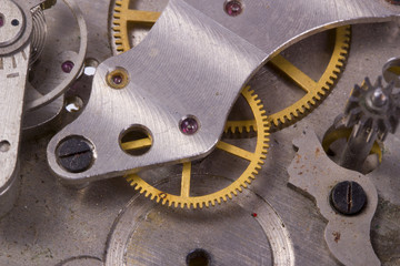Clockwork close up