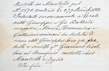 Old manuscript