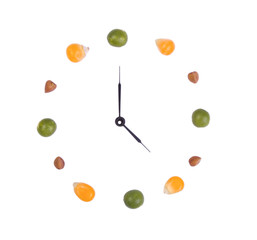 Fruit in the form of hours