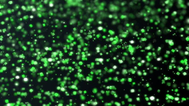 3D Stream of Floating Blocks Looping Backdrop