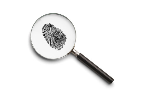 Magnifying Glass Fingerprint