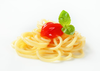 Spaghetti with ketchup