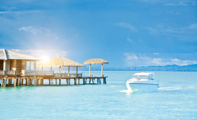 Tropical resort