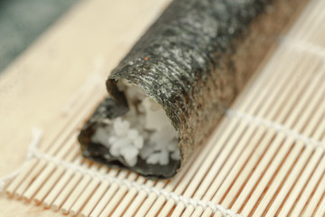 process of making sushi
