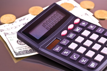 Money and calculator
