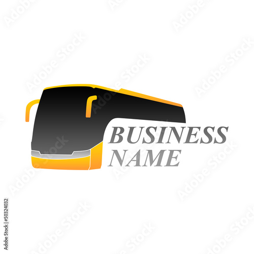 bus logo stock image