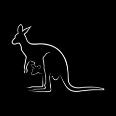 Kangaroo Vector