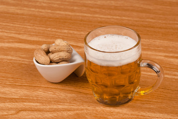 Beer and peanuts