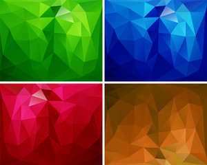 A set of polygonal backgrounds 2