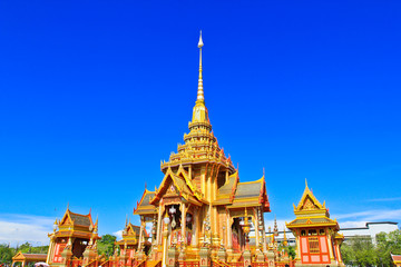 Obraz premium Tajskie Krematorium Królewskie w Bangkoku w Tajlandii