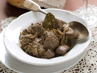 Livers (kidneys) strew