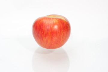 red apple isolated on white