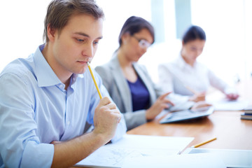 Fototapeta premium Busy students