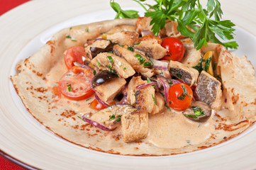 pled fish pancake